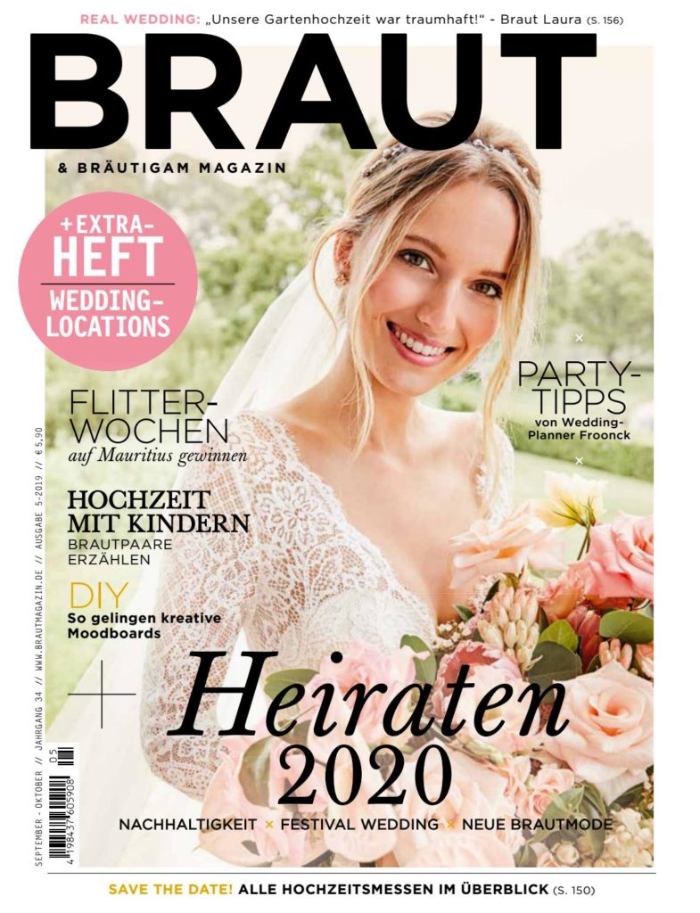 Braut Magazin 2019 Coverbild