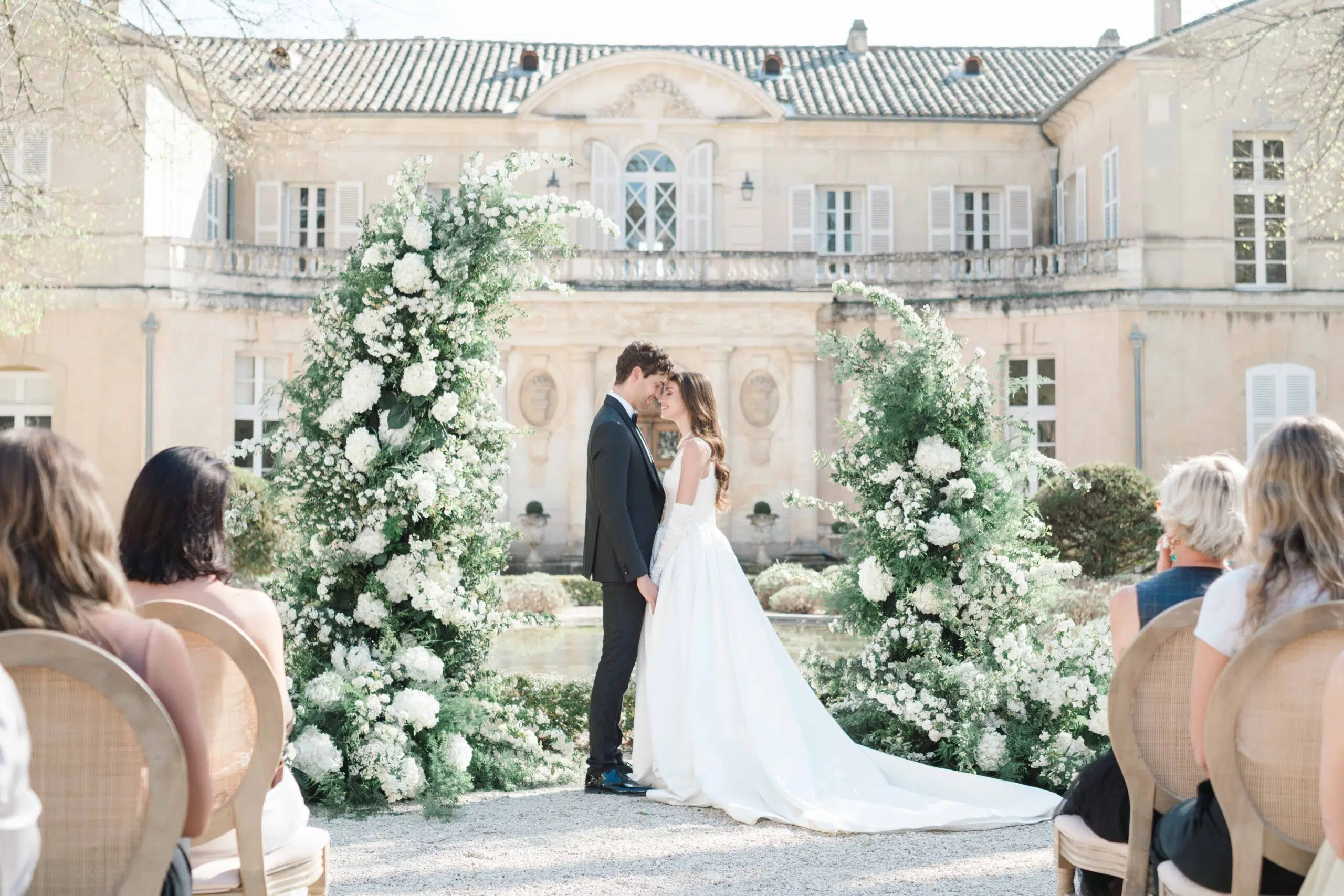 Brautpaar bei der Trauung